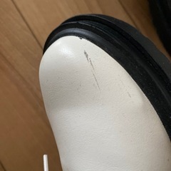 レディース シューズ 厚底 白の画像