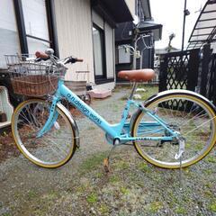 24インチ女のコ自転車、説明書付き