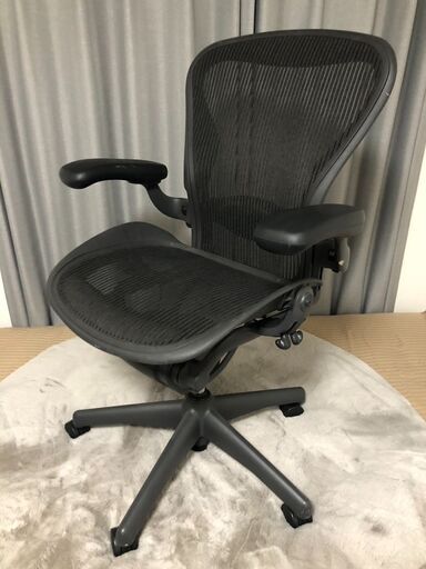 【中古】アーロンチェア Herman Miller肘付ハイバックチェア②