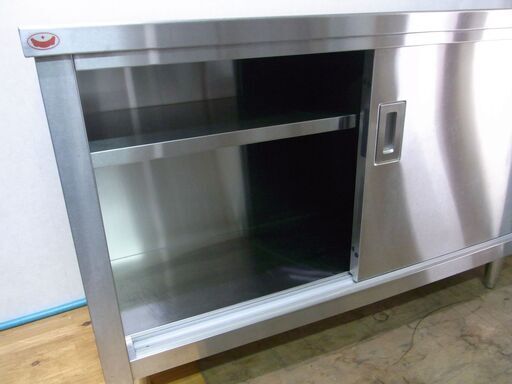 マルゼン キャビネット調理台　1200×450×800　中古　業務用