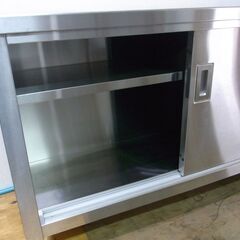 マルゼン キャビネット調理台　1200×450×800　中古　業務用の画像