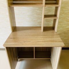 ニトリ テーブル 机 ライティングデスク 学習机 勉強机 収納 コンパクト 作業台 の画像