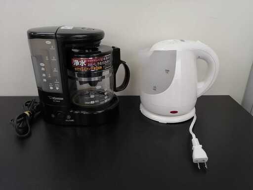 コーヒーメーカー＆電気ケトルセット 象印EC-GB40