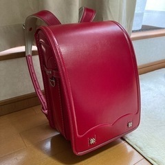 天使のはねランドセル中古 ローズピンク 赤 ピンク