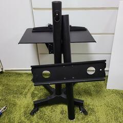 【無料】　壁寄せテレビスタンド 23-60インチ液晶テレビに対応 高さ調整可能 キャスター付き 耐荷重25kgの画像