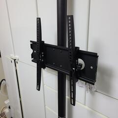【無料】　壁寄せテレビスタンド 23-60インチ液晶テレビに対応 高さ調整可能 キャスター付き 耐荷重25kgの画像