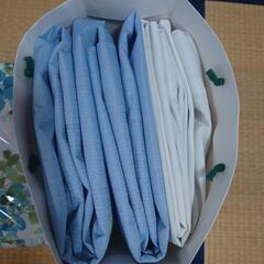 カーテン2種、レースカーテン（100×210cm）の画像