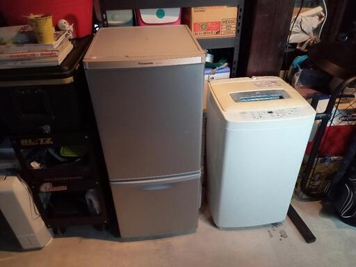 冷蔵庫と洗濯機のセット