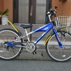 24インチ　子供6段マウン　自転車整備士が整備