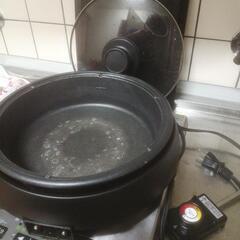 0円電気鍋&まな板カーテンの画像