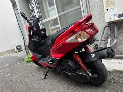 激安即乗り　ヤマハ　シグナス X 2型　かっこいい　赤　自賠責付　R6/6/12  ledヘッドライト