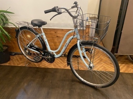 【マルイシ】26インチLEDオートライト6速　自転車