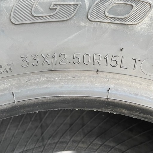 BFグッドリッチ　新品タイヤ　ランクル パジェロ チェロキー 33×12.5R15 KM3