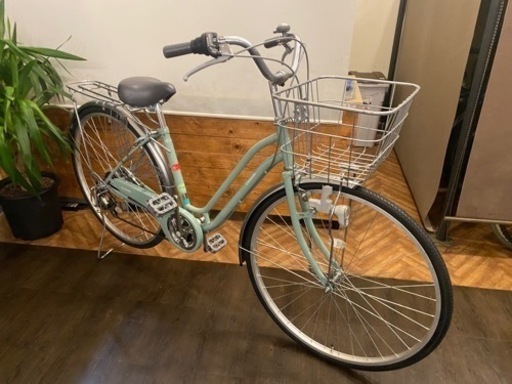 【美品】27インチ6段　LEDダイナモライト自転車