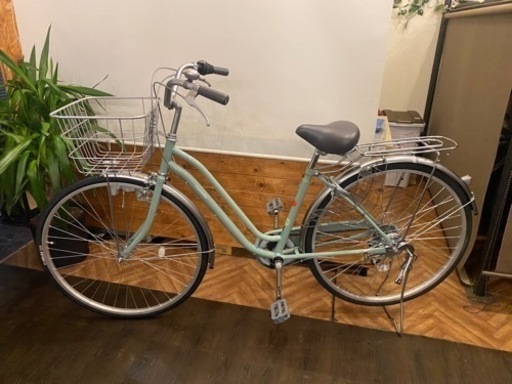 【美品】27インチ6段　LEDダイナモライト自転車