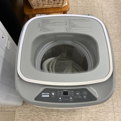 洗濯機 BESTEK BTWA01 3.8kg 2018年製 ※15257