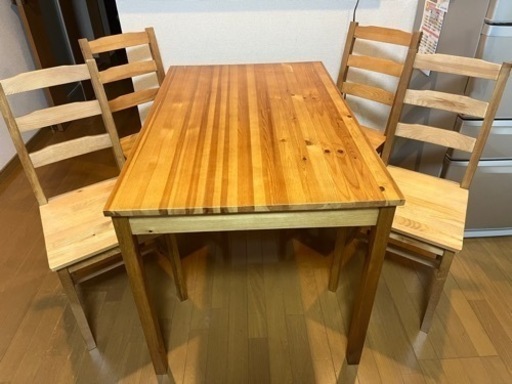 ダイニングテーブル5点セット　美品です