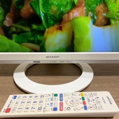SHARP AQUOS 2016年式 液晶テレビ リモコン・B-CASカード付きの画像