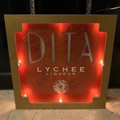 電球色　LED  看板　インテリア　BAR