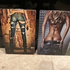 プレート　メタルプレート　パネルアート　インテリア　絵　8枚セッ...