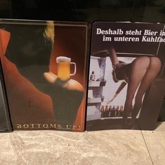 プレート　メタルプレート　パネルアート　インテリア　絵　8枚セット　BAR の画像