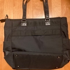 【新品未使用】大小10ポケット有り 折り畳み傘収納可 大容量 トートバッグの画像