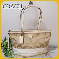 COACH トート ハンド バッグ f19046 シグネチャー ...