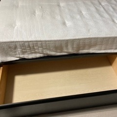 シングルベッド（収納付き）【緊急・本日15時まで】の画像