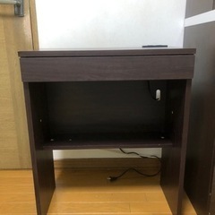 値下げしました！　引出し付きパソコンミニデスク