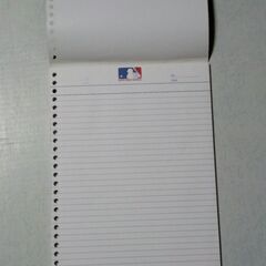 red　sox　野球　ノートの画像
