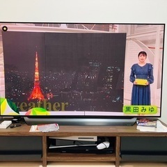55・65型対応テレビ台無料です