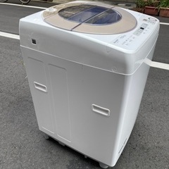 大阪市内配達設置無料 ? 2019年シャープ洗濯機 7キロ??保証有り