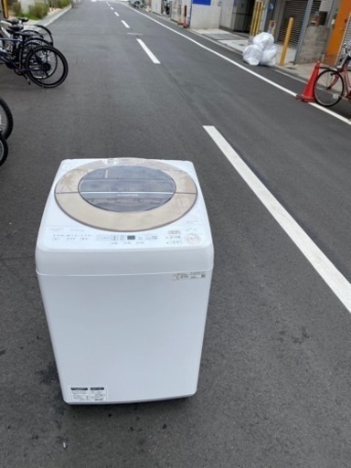 🌸 大阪市内配達設置無料 🌸　２０１９年シャープ洗濯機　７キロ🌸🌸保証有り