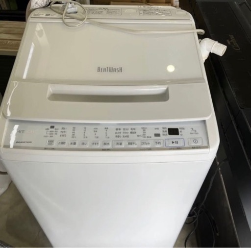 日立 ビートウォッシュ　洗濯機　7キロ　2021年　BW-V70G