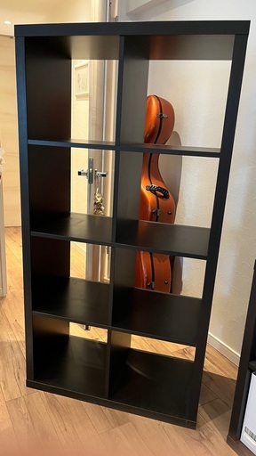 IKEA KALLAX 2x4 黒