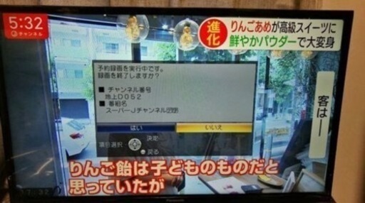【3月末までの出品】Panasonic製 32インチデジタルハイビジョン液晶テレビ TH-32A305
