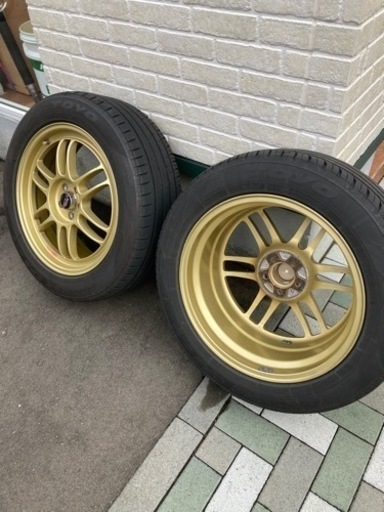 ENKEIエンケイRPF1 18×7.5J +48 PCD100 トーヨープロクセス3〜5分山　4本