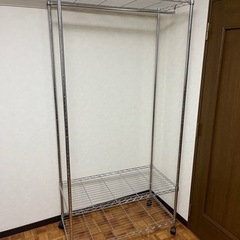 決まりました　【無料】ニトリ　スチールワードローブ（スチールラック）