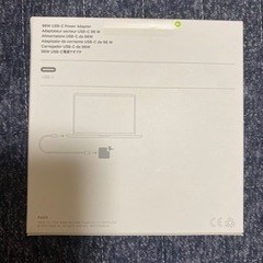 Apple純正MX0J2AM／A 96W USB-C電源アダプタの画像