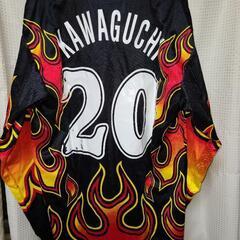 激レア】サッカー日本代表G.K 川口能活 W杯ユニフォーム(上、下