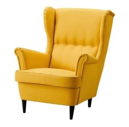 【美品】IKEA  STRANDMON  ウイングチェア  １人掛けソファ