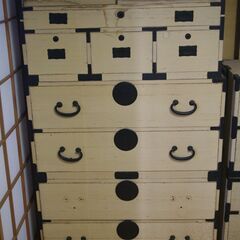 桐の箪笥（２棹１セット）　（ジャンク）の画像
