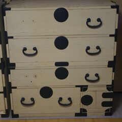 桐の箪笥（２棹１セット）　（ジャンク）の画像