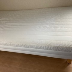 【譲渡先決定】無印良品 脚付きシングルマットレス0円の画像