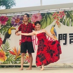 男性フラダンス  カネフラ　ラウナ　ハウマーナ