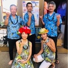 男性フラダンス  カネフラ　ラウナ　ハウマーナの画像