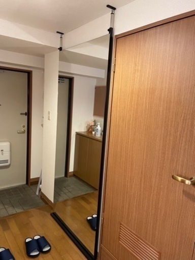 突っ張り式ミラー