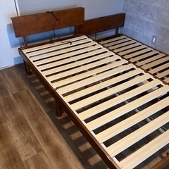 シングルベッド　マットレス付き