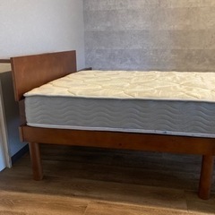 シングルベッド　マットレス付き