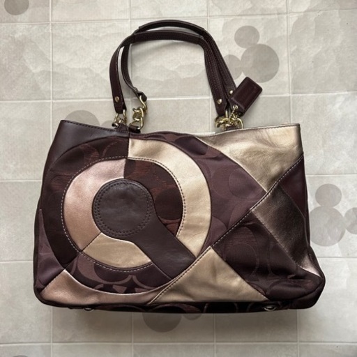 美品♡COACH コーチ トートバッグ パッチワーク A4 希少